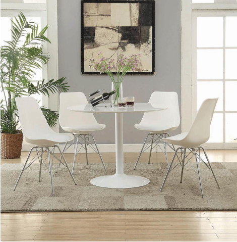 Everyday Lowry White Dining Chair