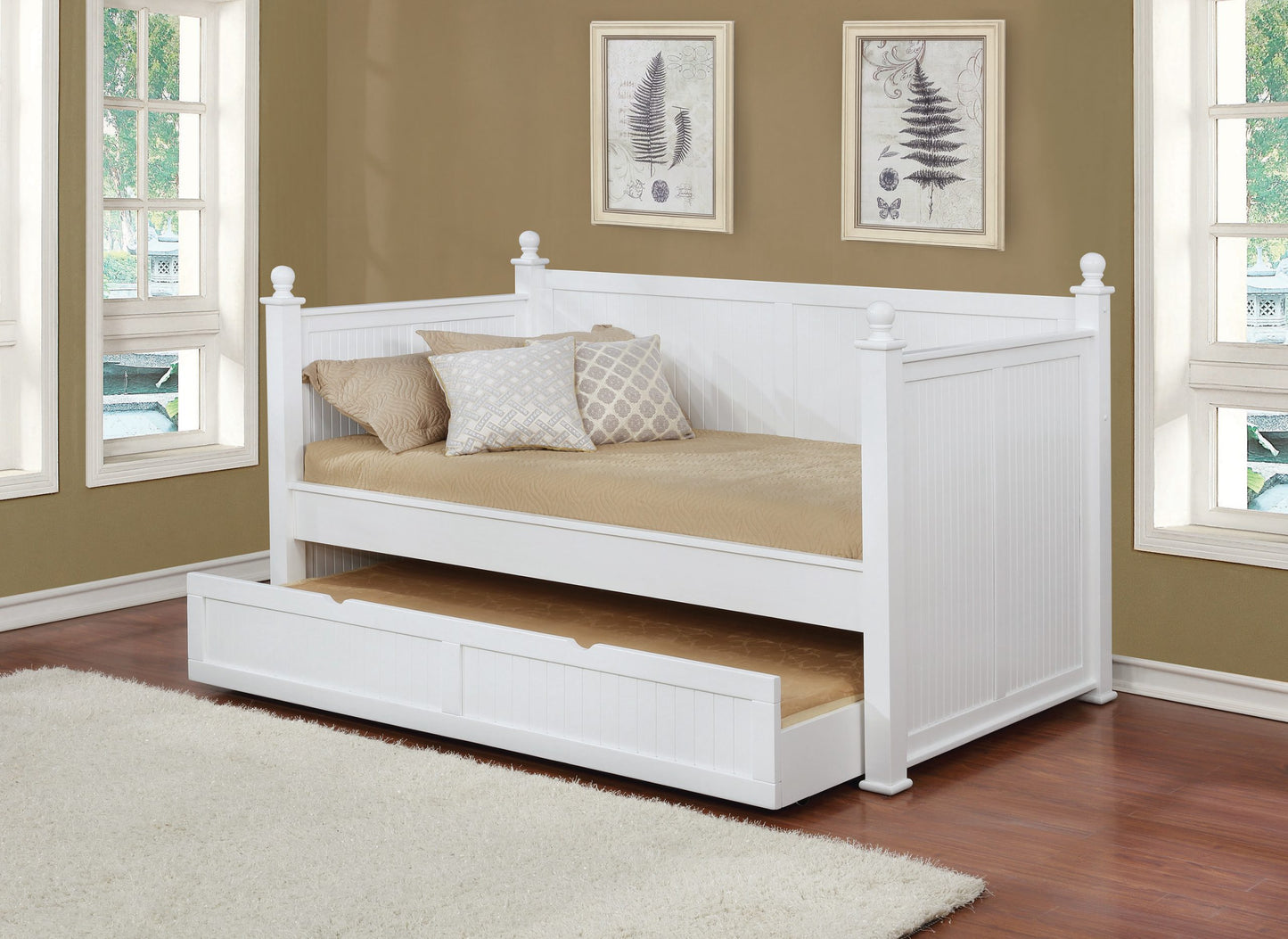 WHITE - TWIN DAYBED