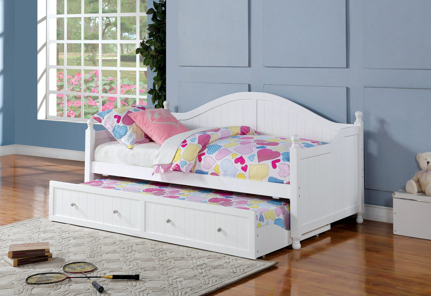 WHITE - TWIN DAY BED