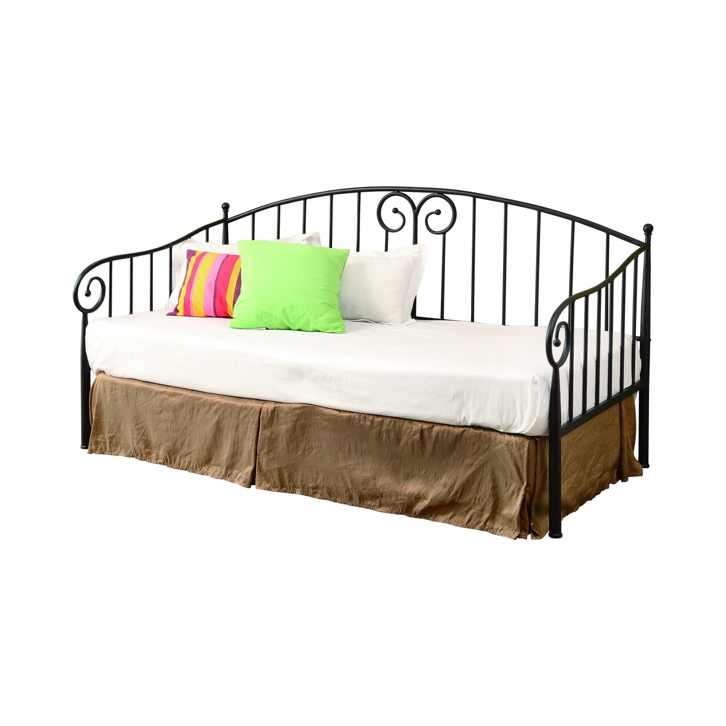 BLACK - TWIN METAL DAYBED