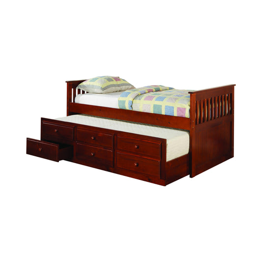 CHERRY - TWIN STORAGE BED