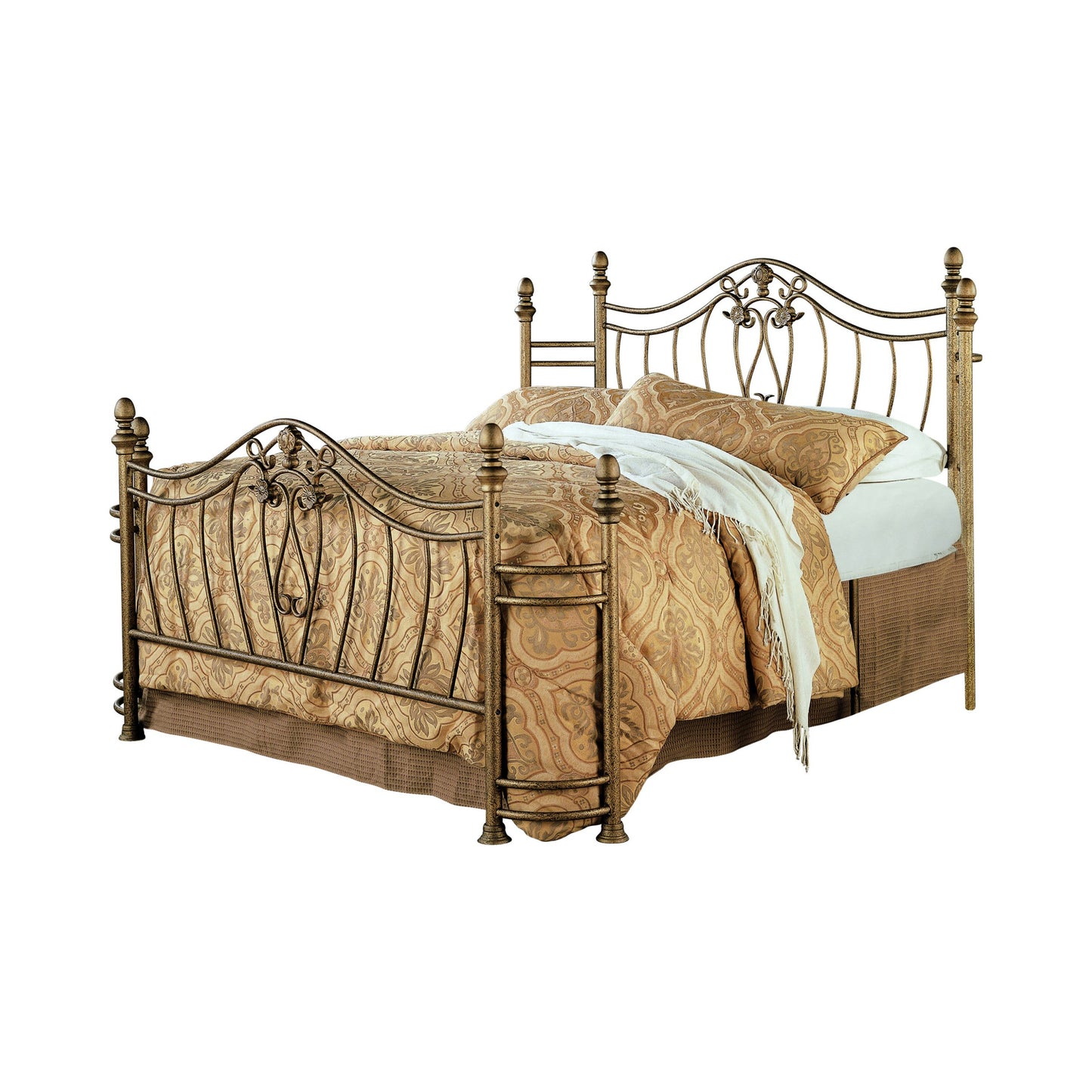 ANTIQUE BRUSHED GOLD - BED