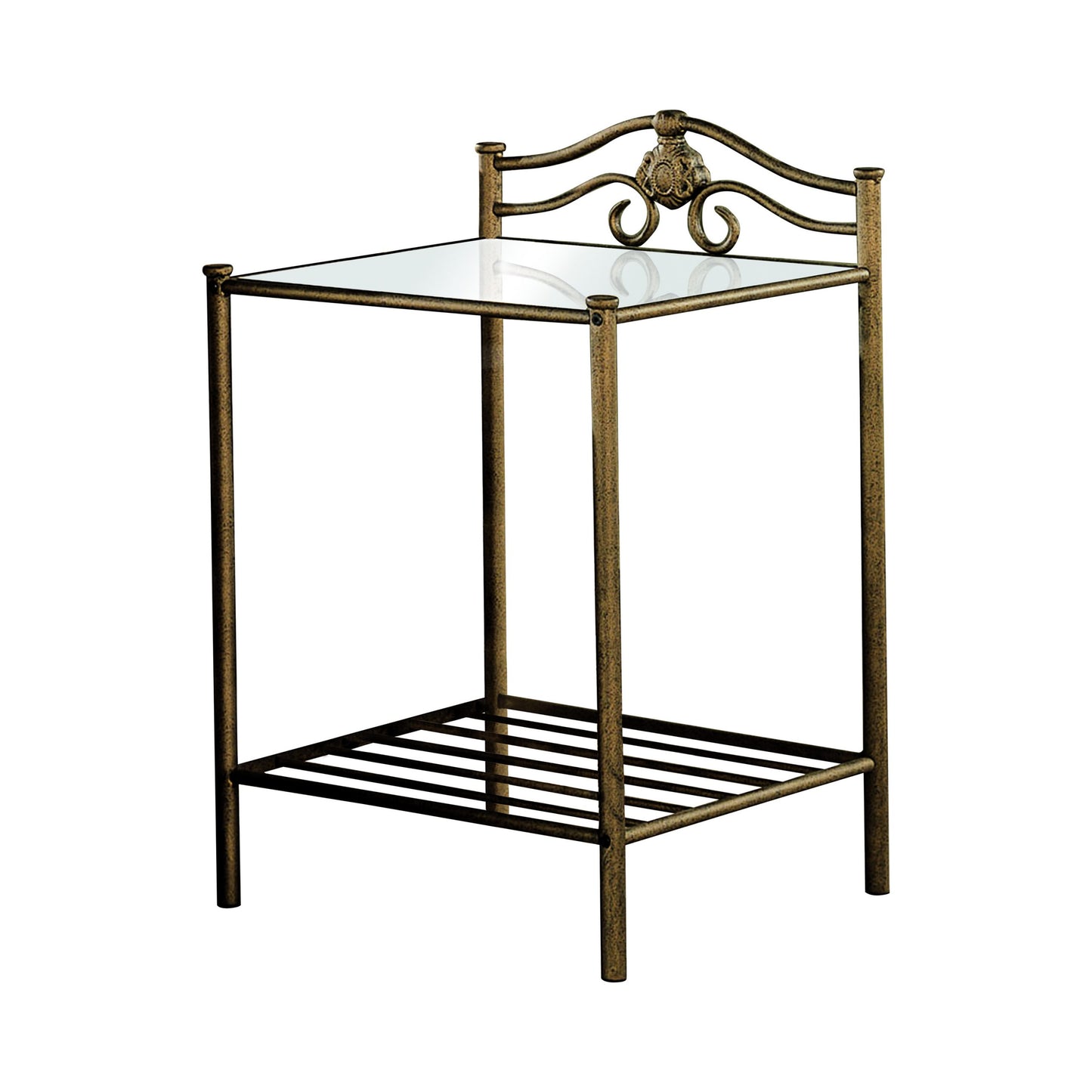 ANTIQUE BRUSHED GOLD - NIGHT STAND