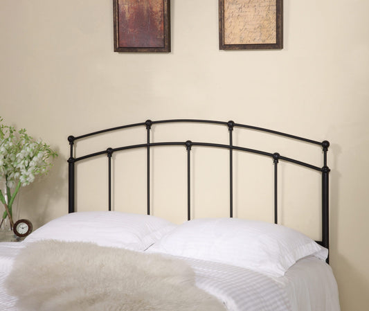 BLACK - Q/F METAL HEADBOARD