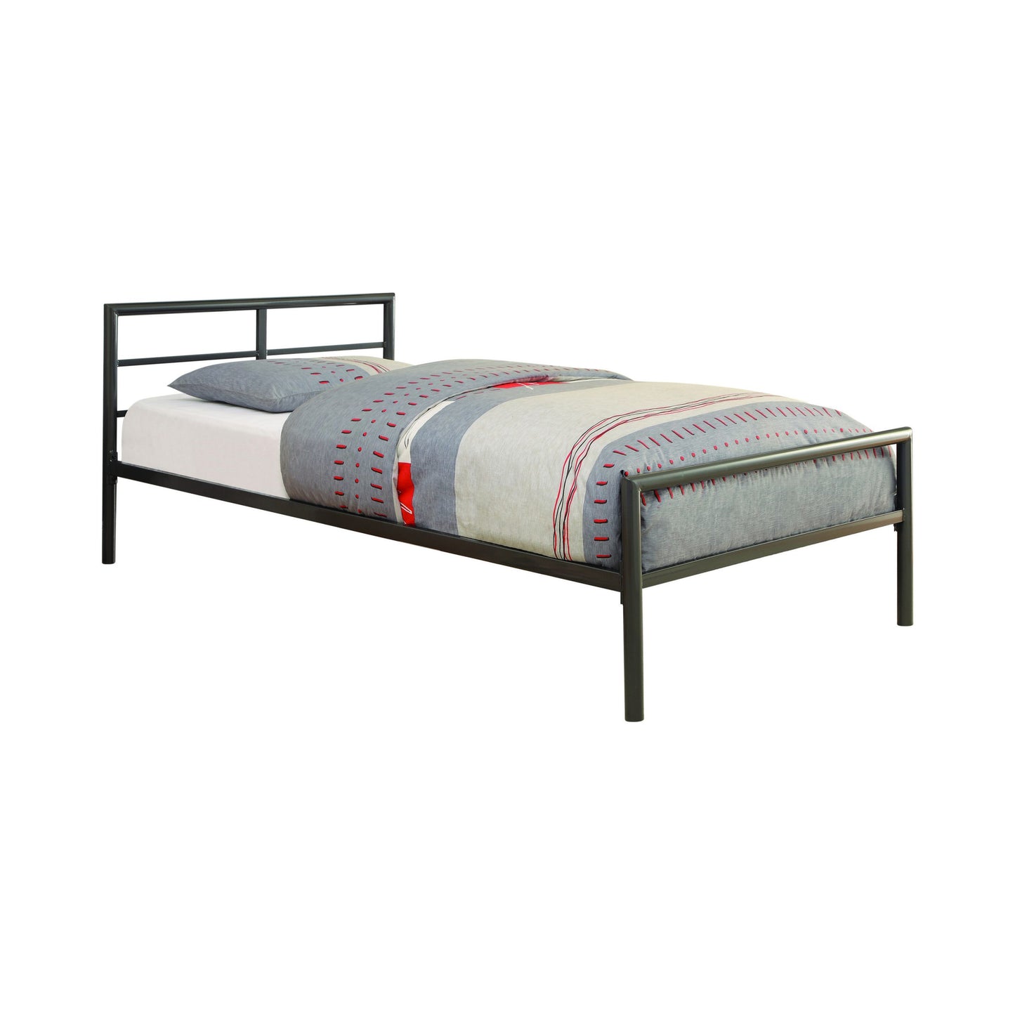 GUNMETAL + TWIN/FULL METAL - BED