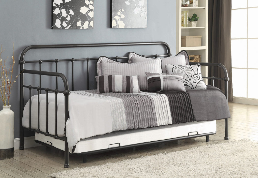 DOLIVING  BED - Brown Transitional Daybed Bed | NorCal Furniture Santa Clara CA