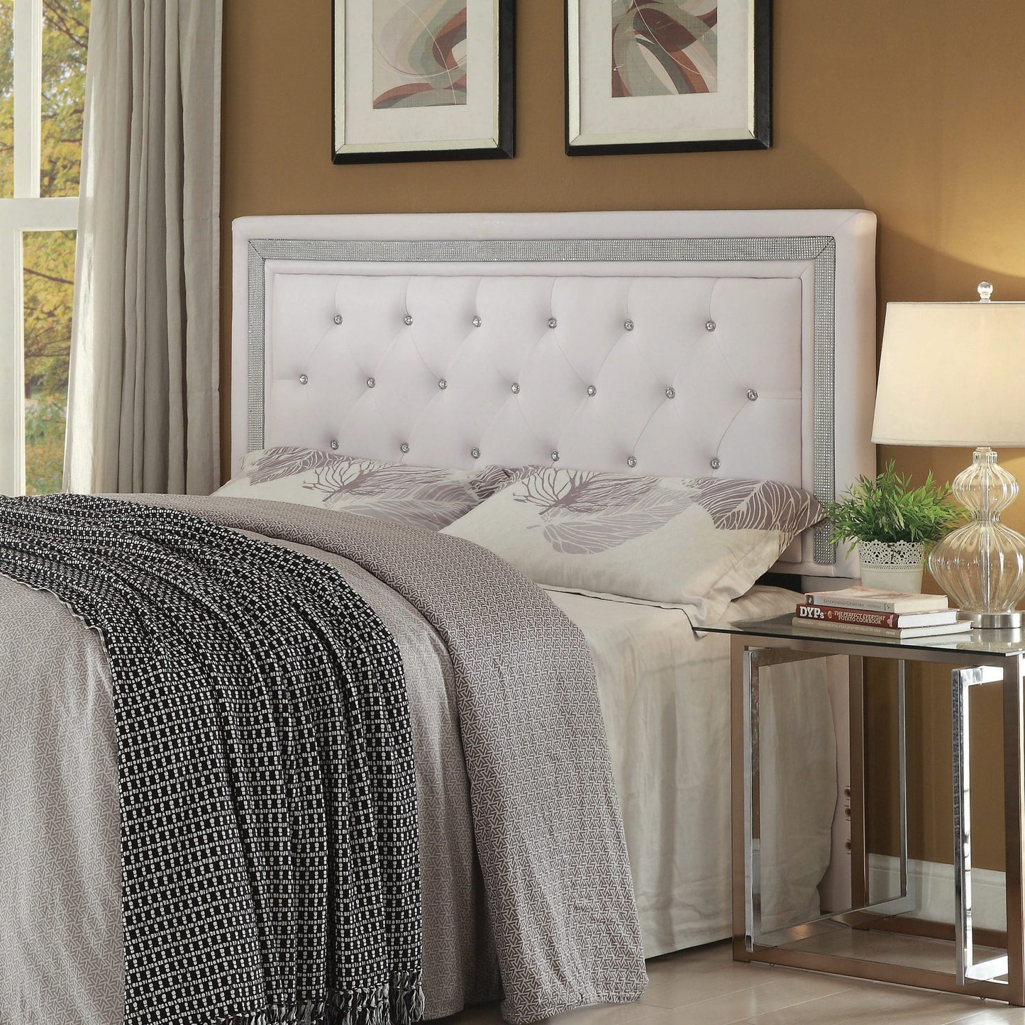 WHITE - QUEEN/FULL HEADBOARD