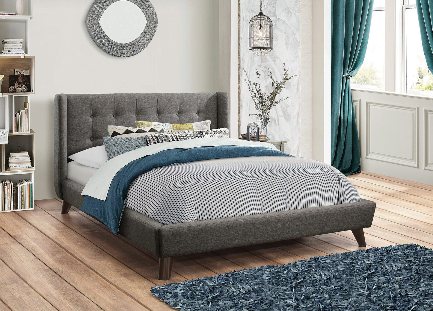 GREY - BED