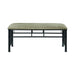 PUFFY BENCH - Brown Transitional Bench | NorCal Furniture Santa Clara CA