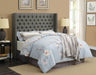W DOLL  HEADBOARD - Grey Transitional Headboard | NorCal Furniture Santa Clara CA