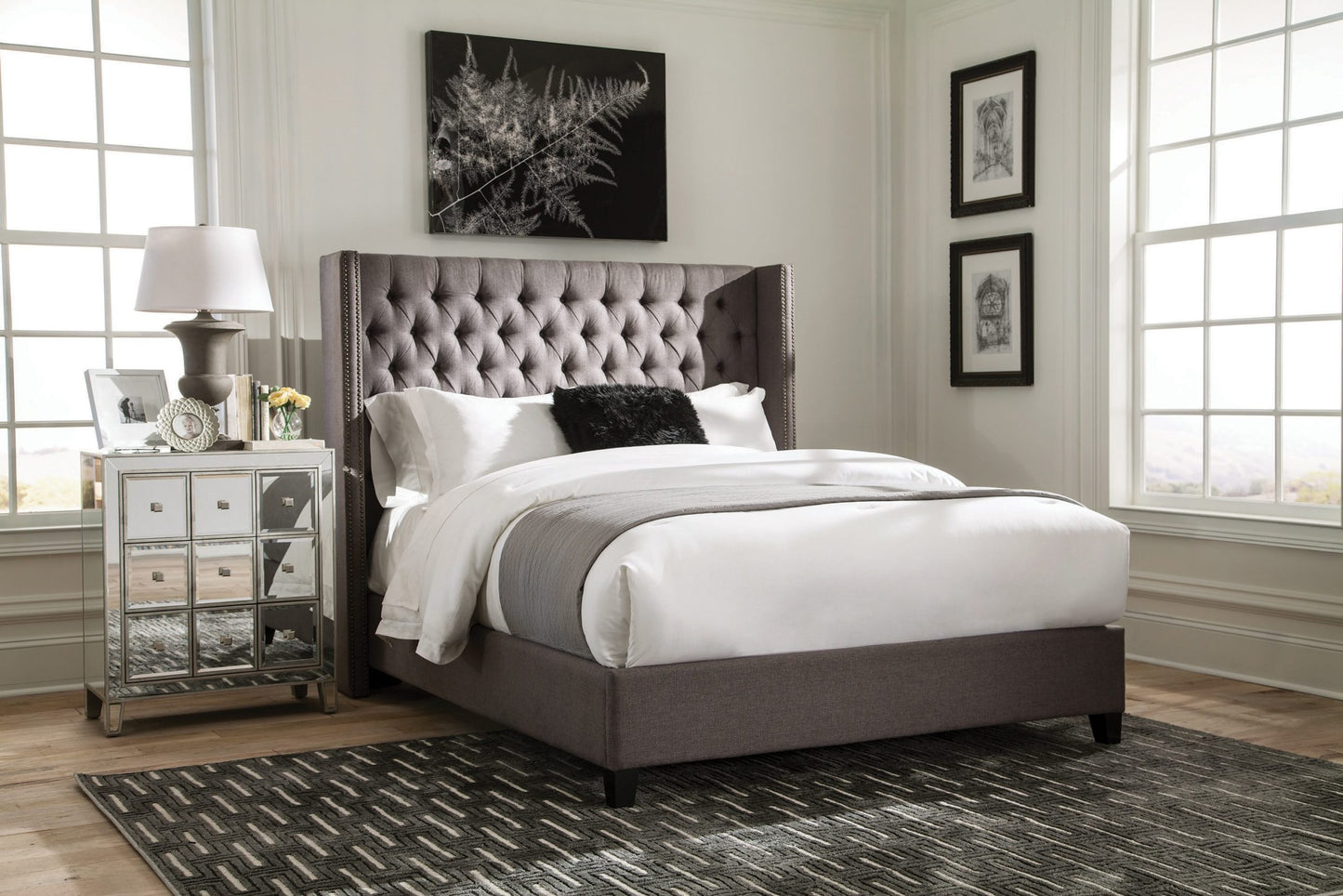 GREY - HEADBOARD