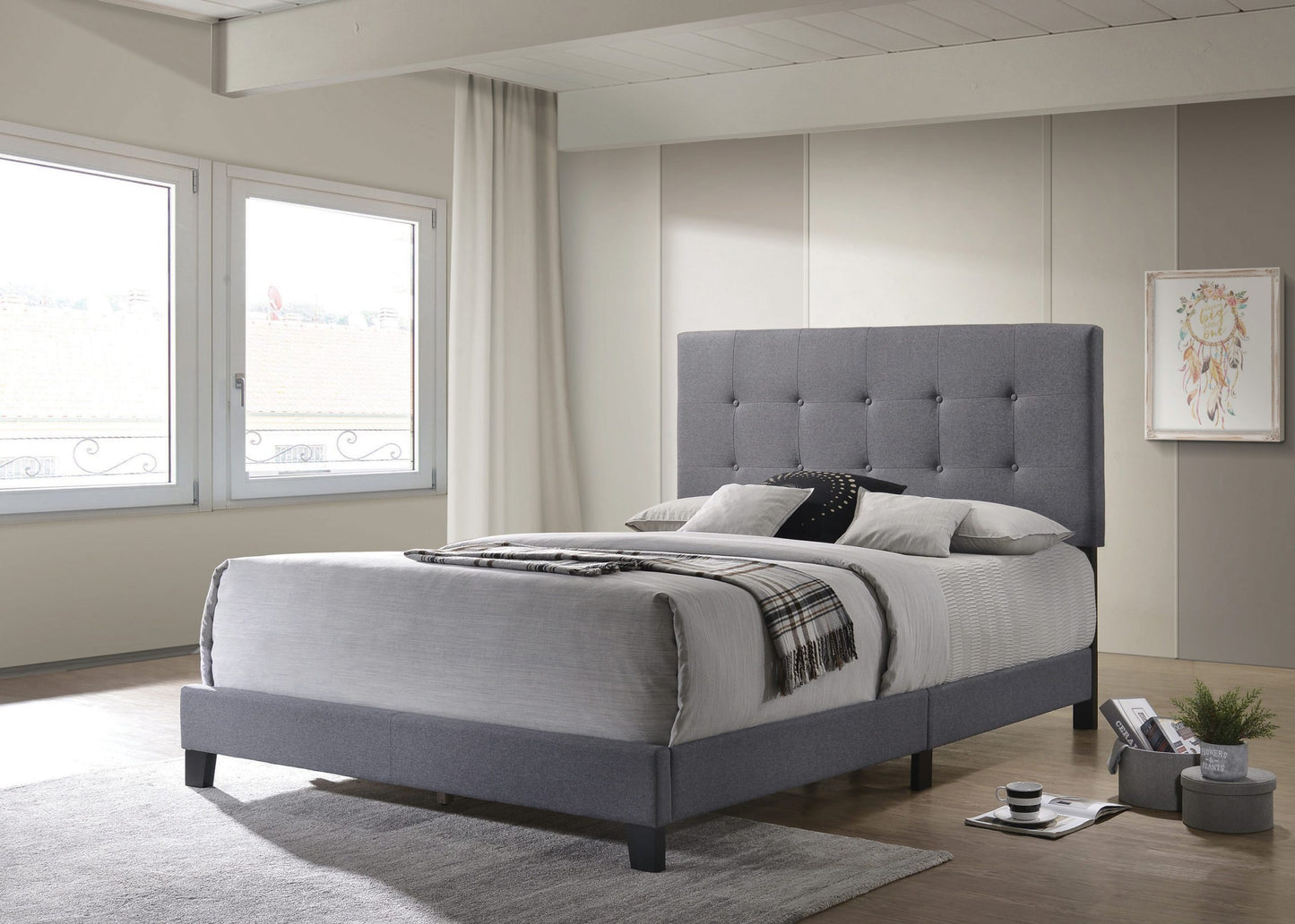 GREY - BED