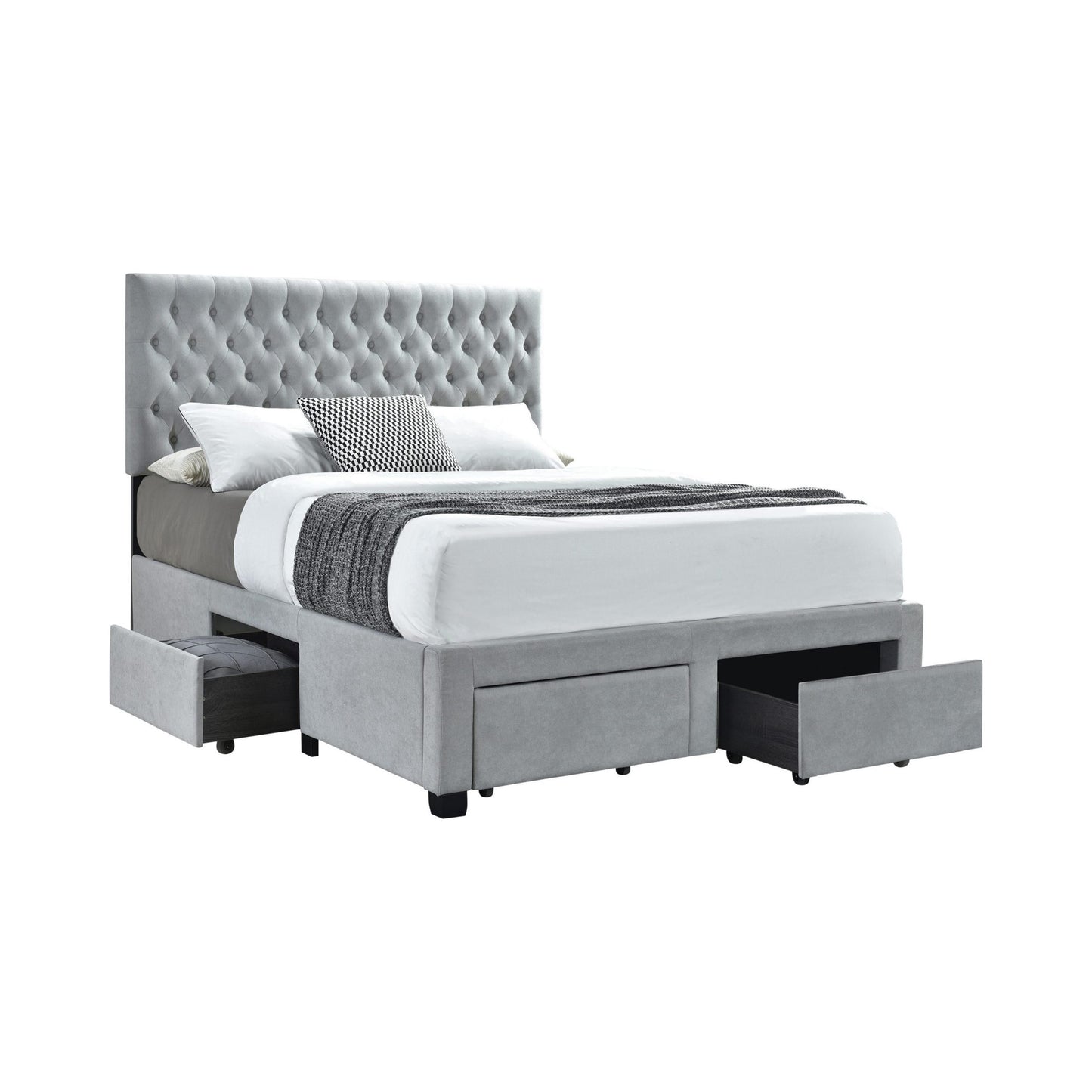 LIGHT GREY - STORAGE BED