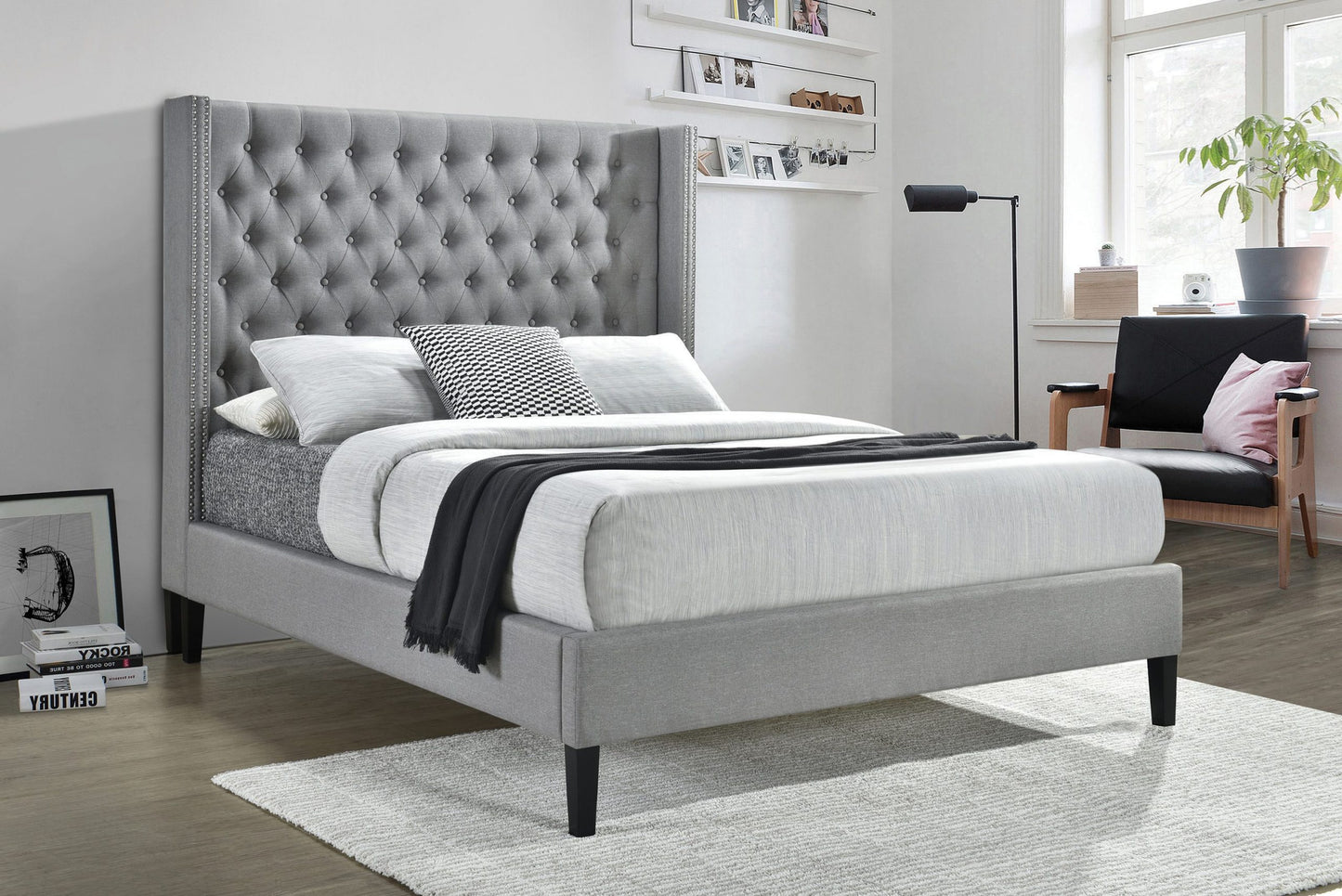 GREY - BED