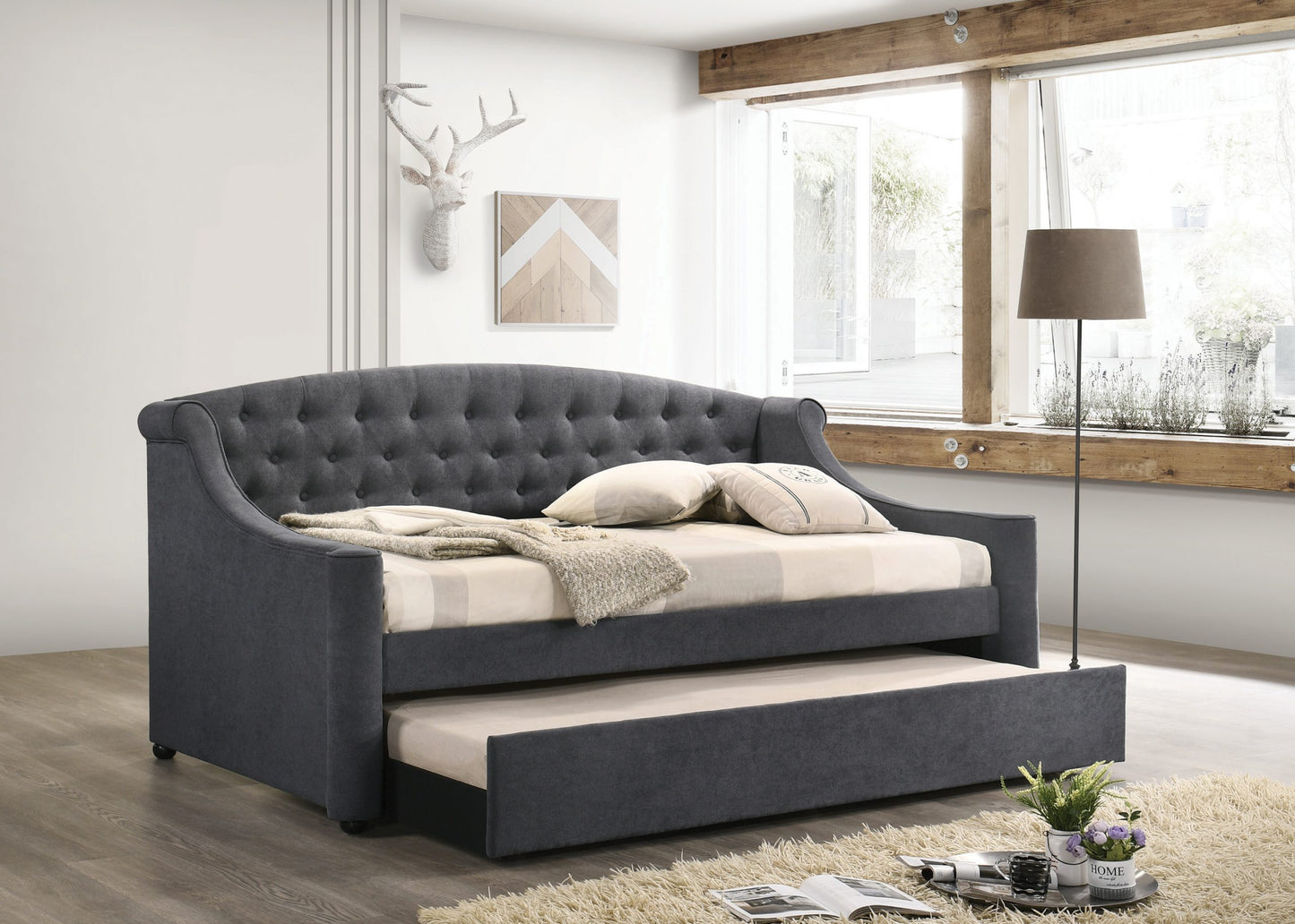 GREY - UPH TWIN DAYBED