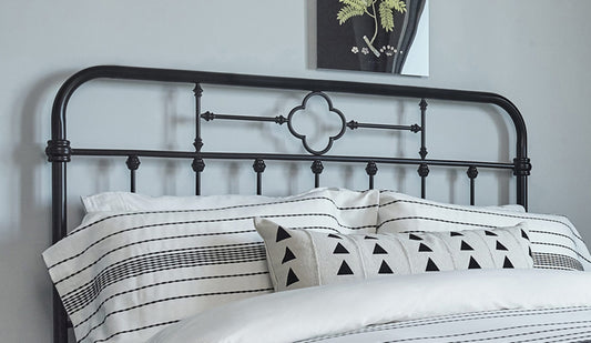 MATTE BLACK - Q/F HEADBOARD