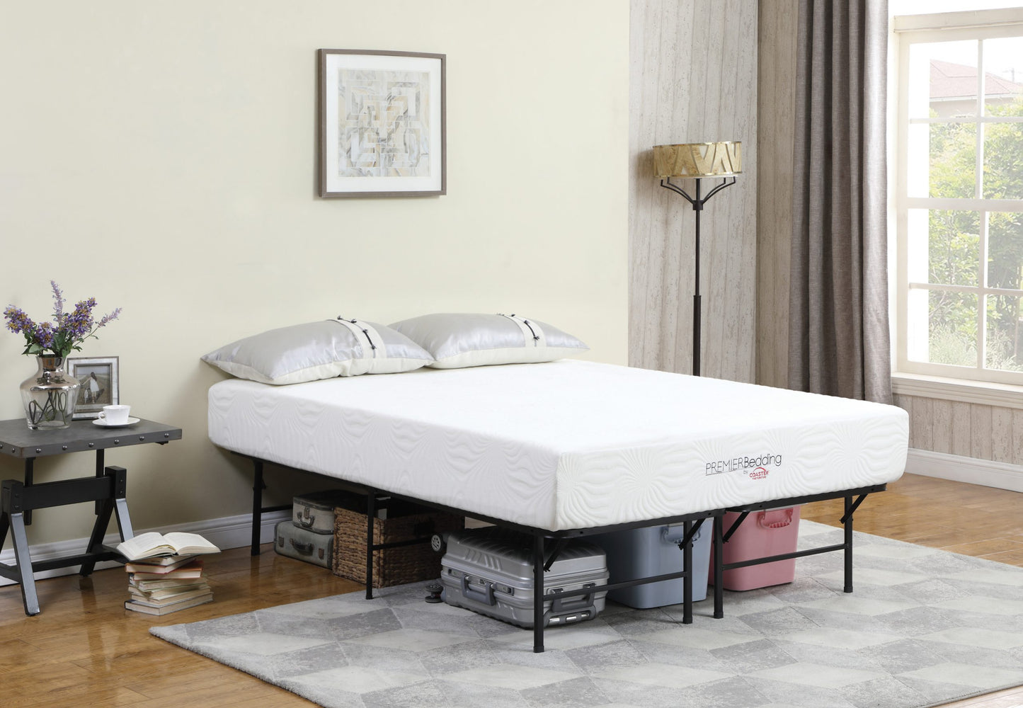 BLACK - PLATFORM BED FRAME