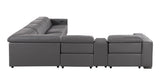 Global United 1208 Dark Grey 7PC Sectional