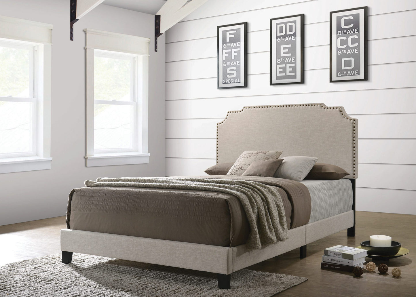 BEIGE - BED