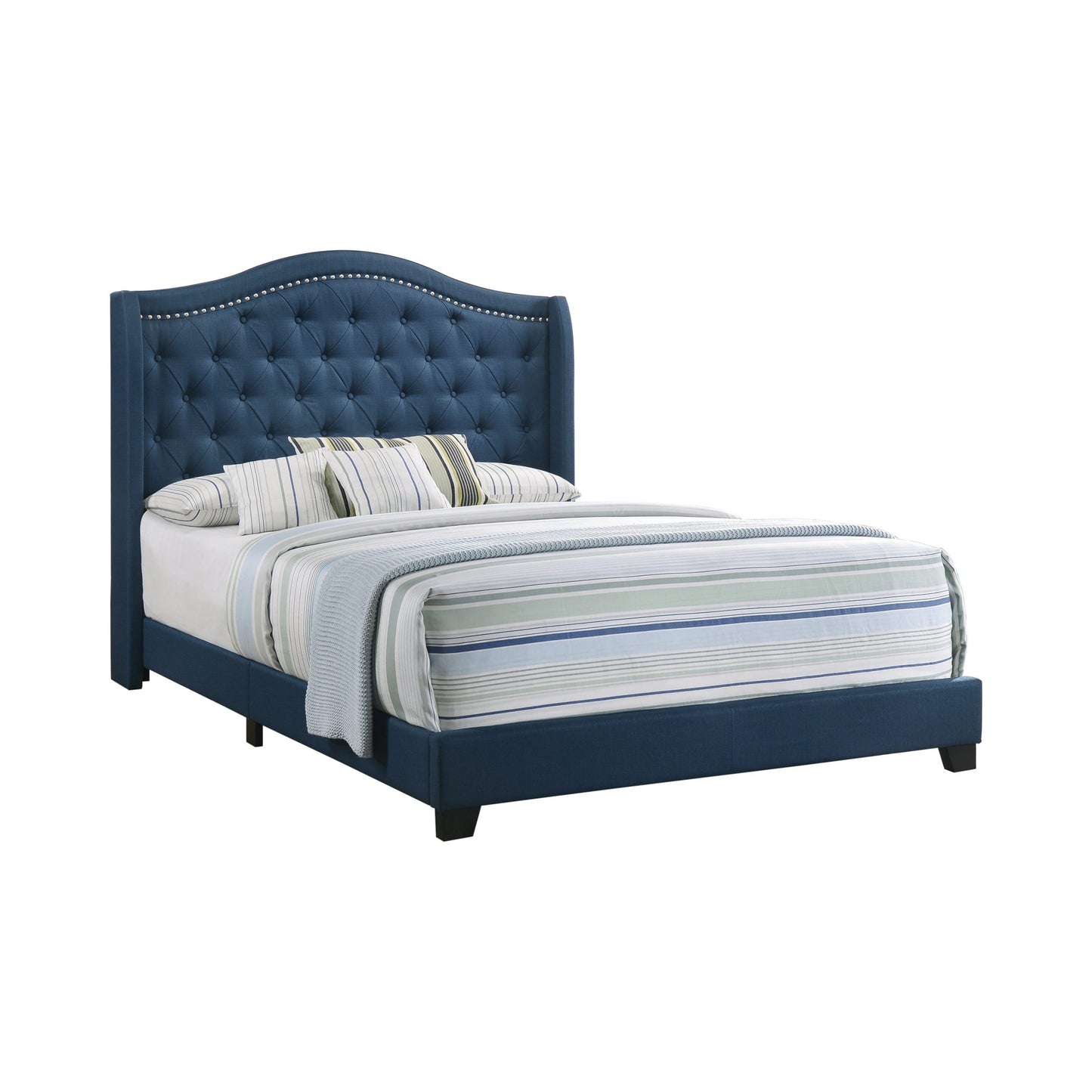 BLUE - CAMEL BACK BED