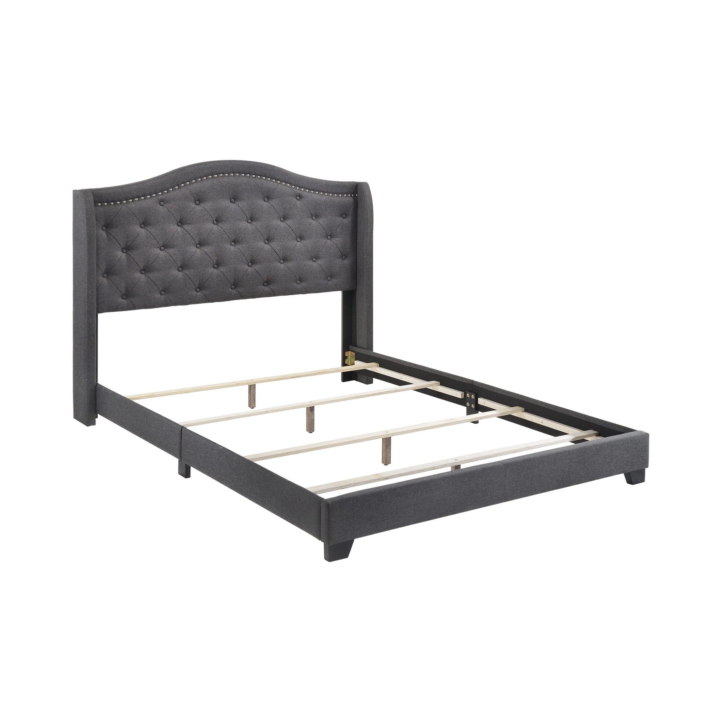 GREY - CAMEL BACK BED