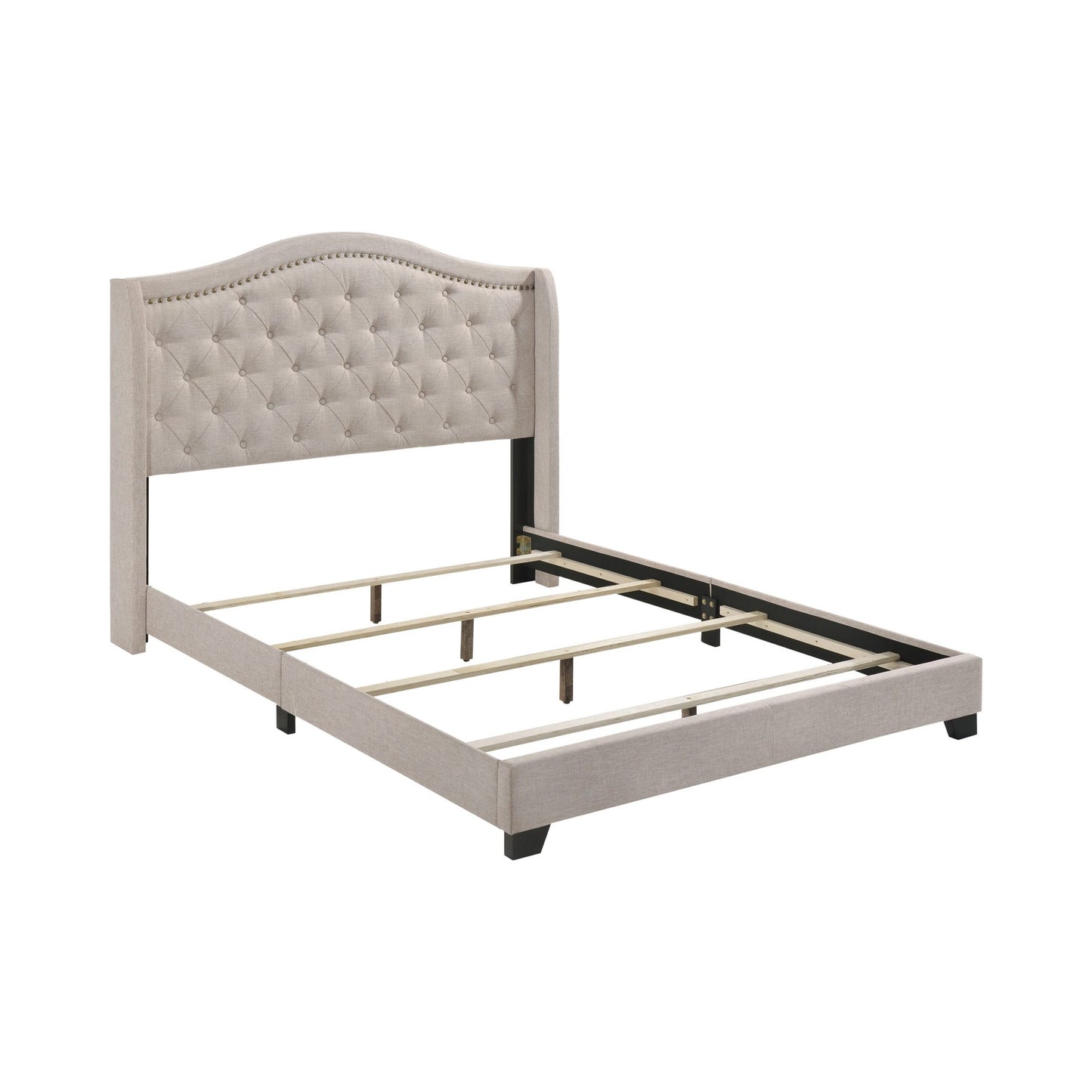 BEIGE - CAMEL BACK BED