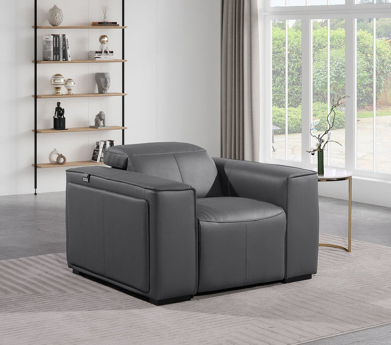 DivanItalia 1224 Power Reclining Chair – Dark Grey