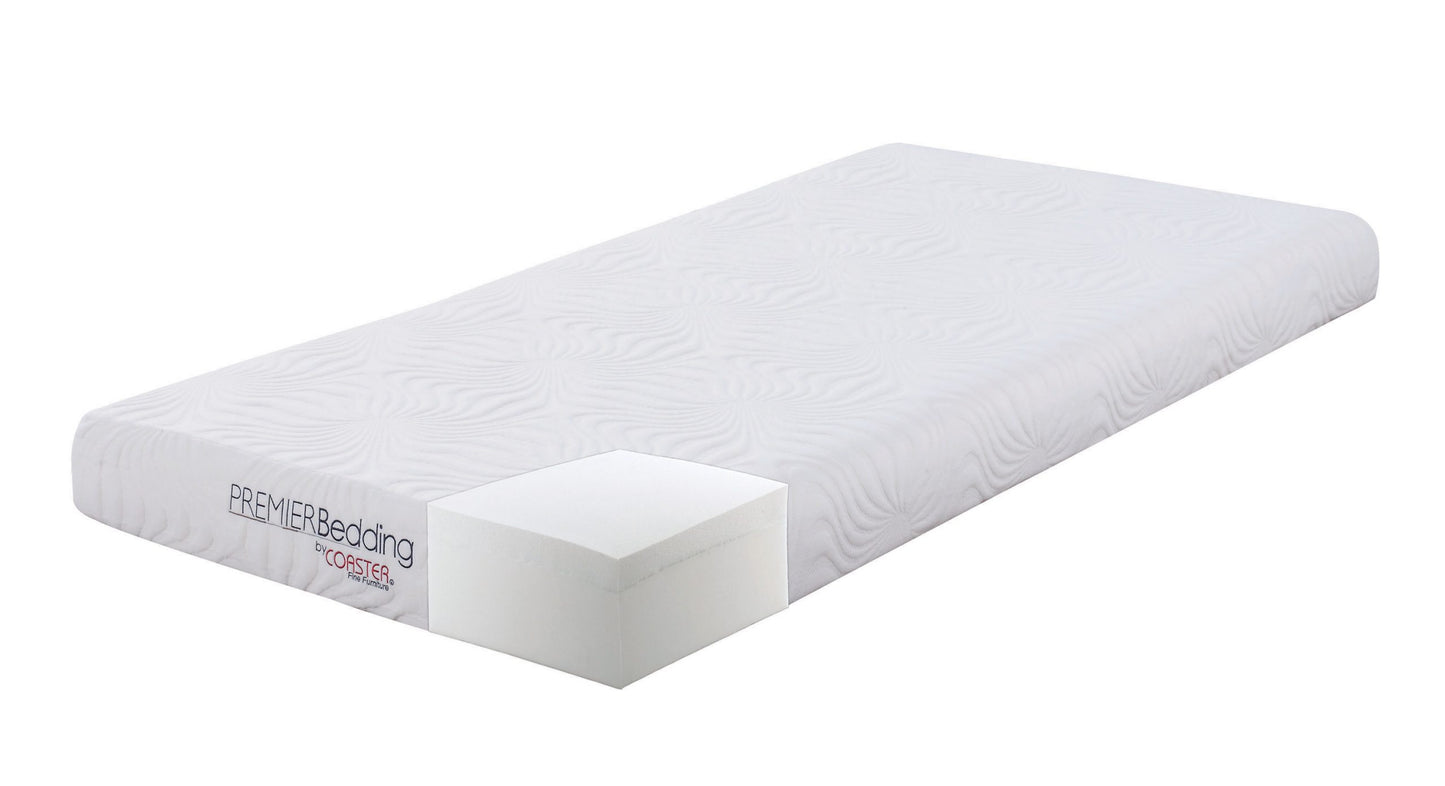 WHITE - 6" MEMORY FOAM MATTRESS