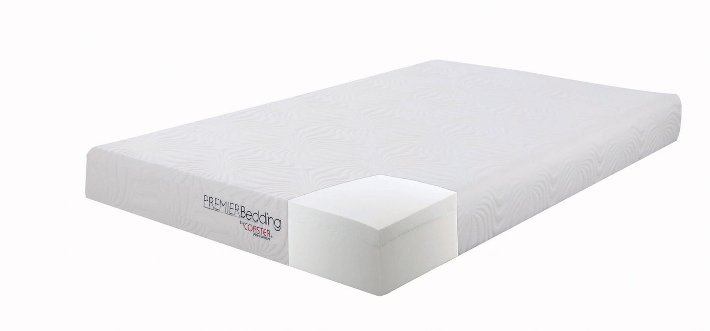 WHITE - 8" MEMORY FOAM MATTRESS