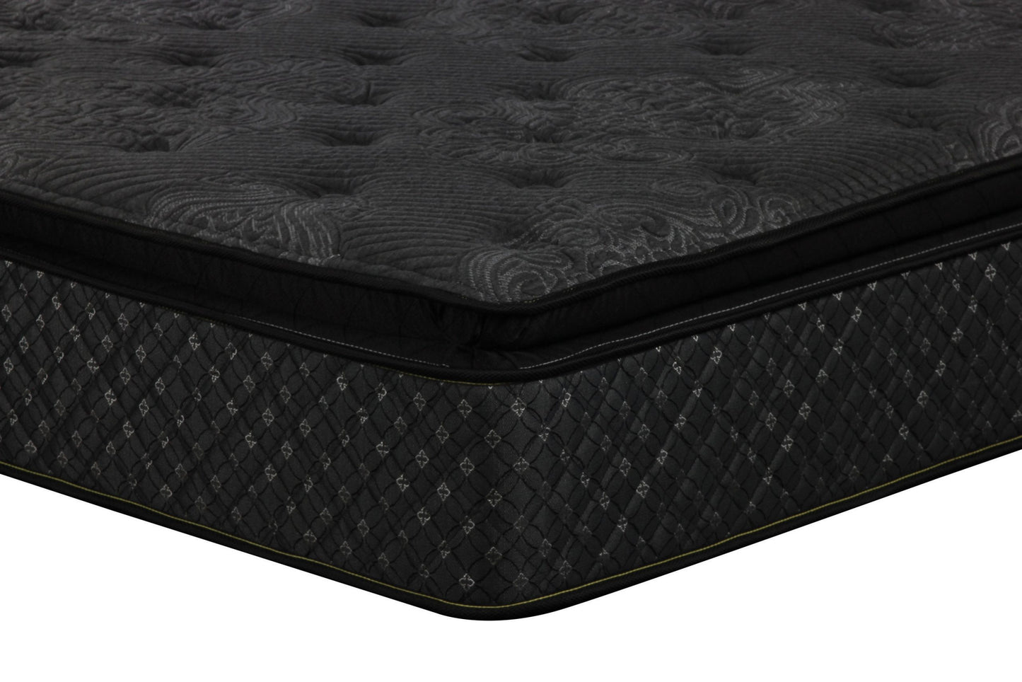 BLACK - 12" PREMIUM-POCKETED SPRING MATTRESS