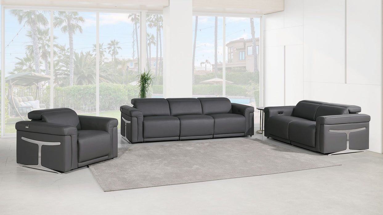 DivanItalia 1126 Dark Grey 3-Piece Set