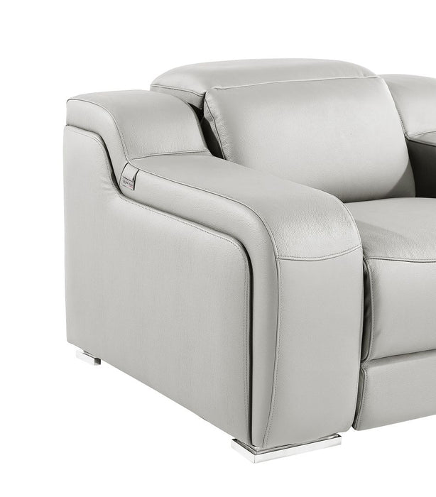 Global United 6111 Power Reclining Chair | Genuine Leather