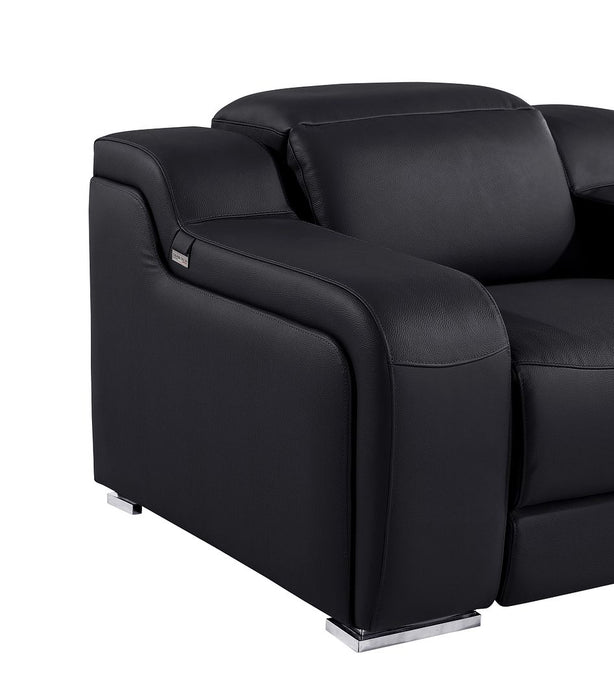 Global United 6111 Power Reclining Chair | Genuine Leather