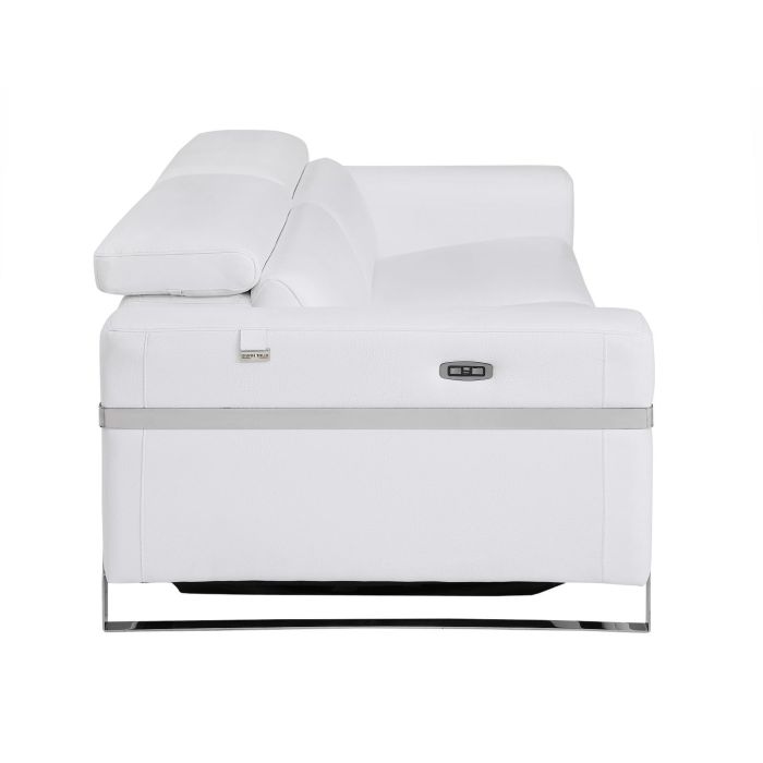 DivanItalia 990 3-Piece Reclining Set (Sofa, Loveseat & Chair) | Italian Leather