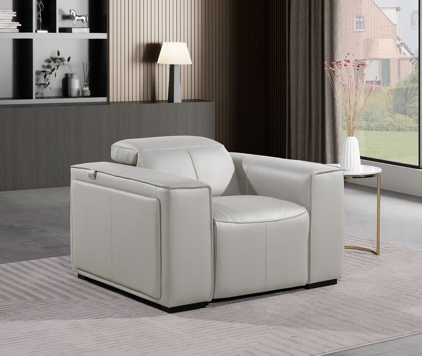 DivanItalia 1224 Power Reclining Chair – Light Grey