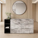 Maranello - Modern Grey Wash & Faux Marble Dresser