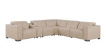 Global United 1208 Beige 6PC Sectional