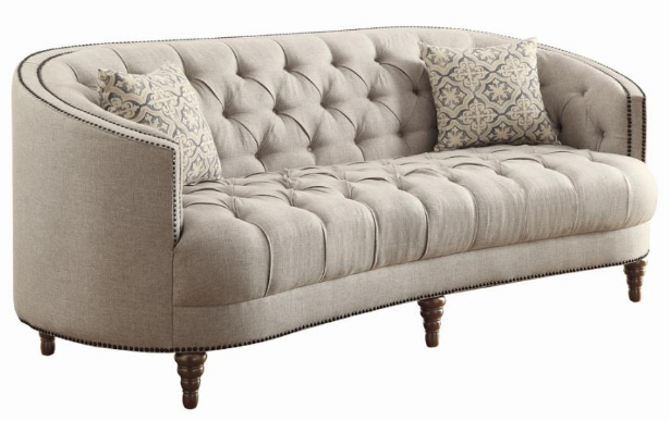 Dali Sofa - White Transitional Sofa | NorCal Furniture Santa Clara CA