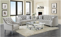 Cord Loveseat - Grey Transitional Loveseat | NorCal Furniture Santa Clara CA