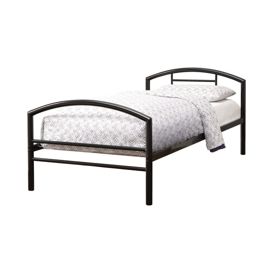 BLACK - TWIN METAL BED