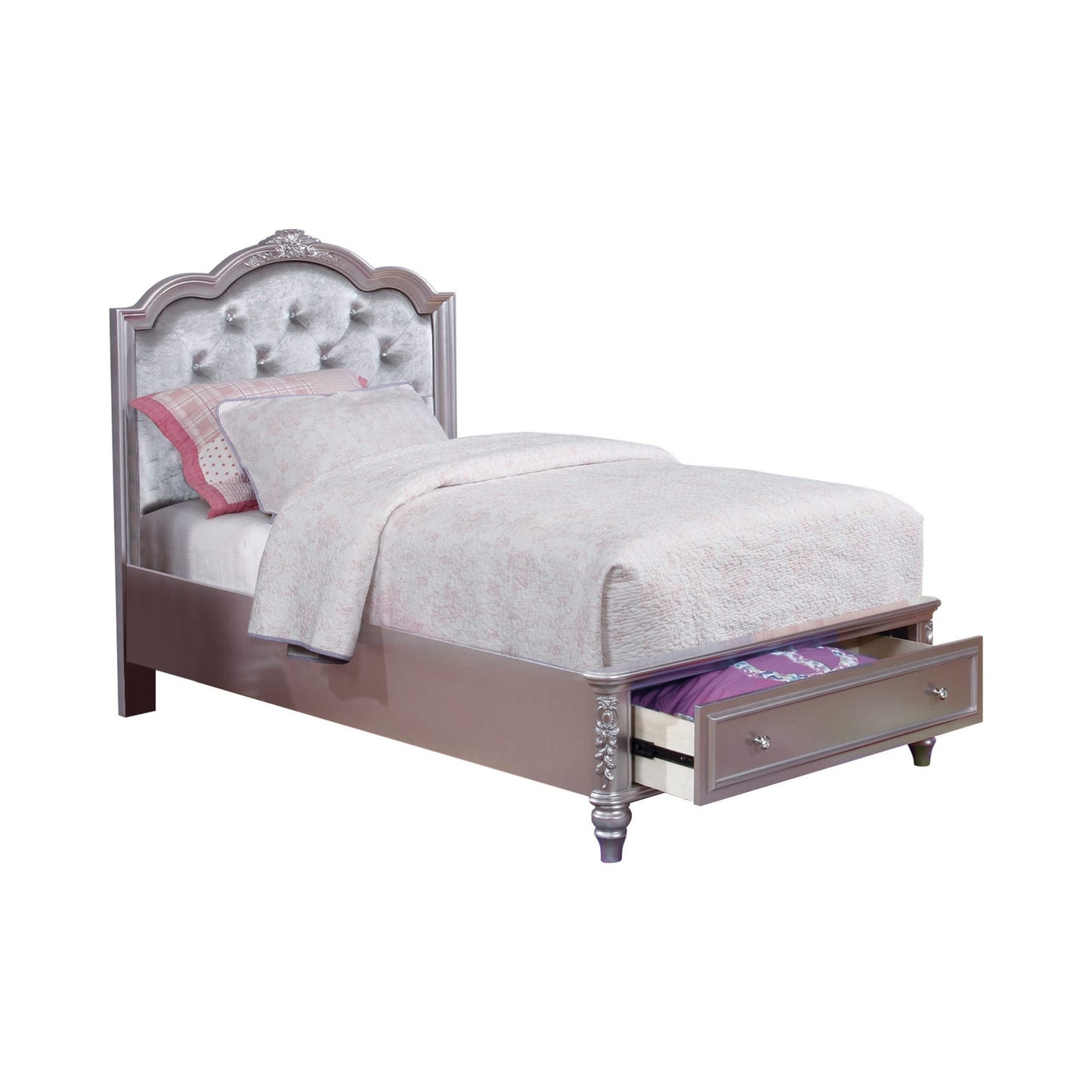 METALLIC LILAC - STORAGE BED