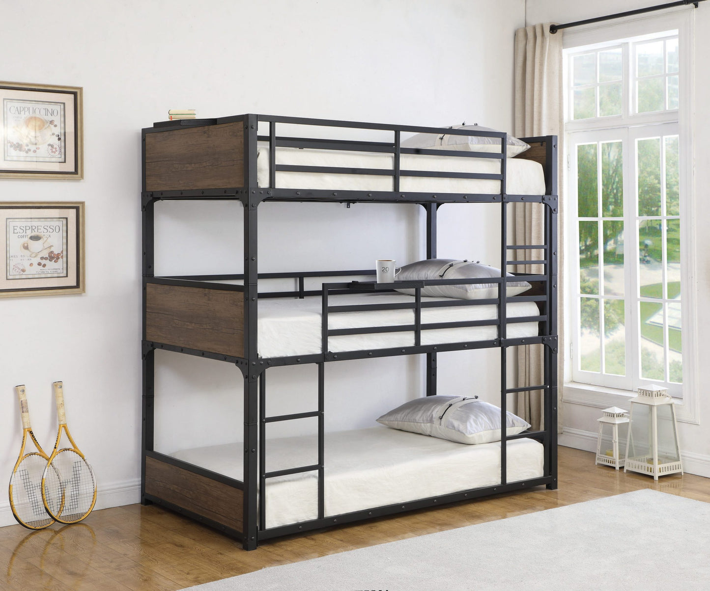 MATTE BLACK - BUNK BED