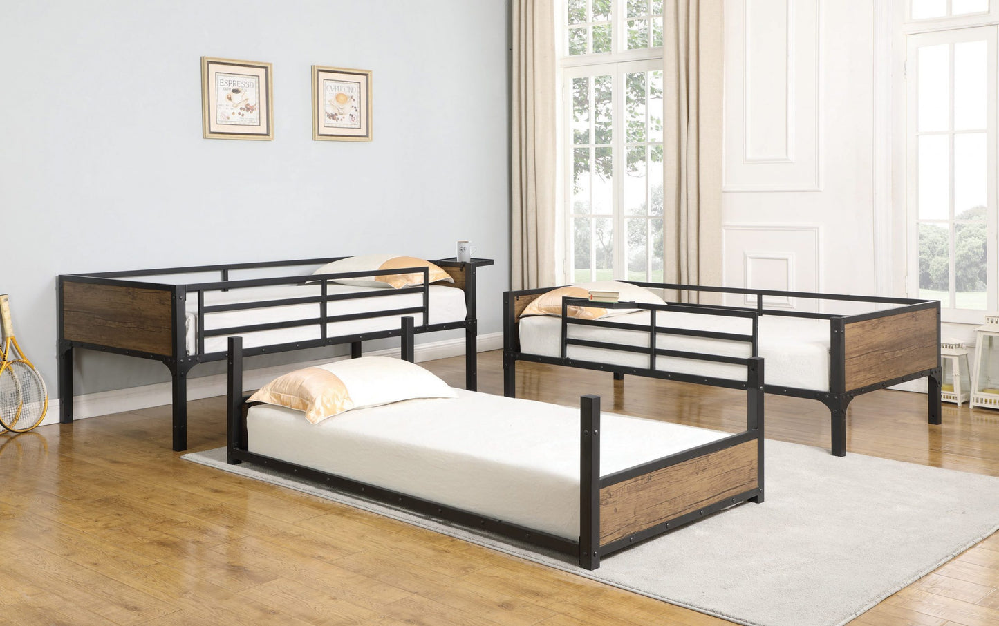 MATTE BLACK - BUNK BED