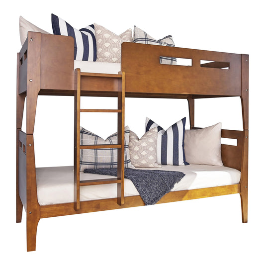 WALNUT - TWIN/TWIN BUNK BED