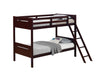 ESPRESSO  TWINTWIN BUNK BED - Brown Transitional Bunk Bed Bed | NorCal Furniture Santa Clara CA