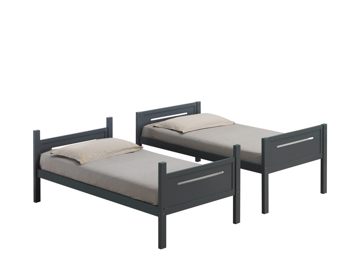 GREY - TWIN/TWIN BUNK BED