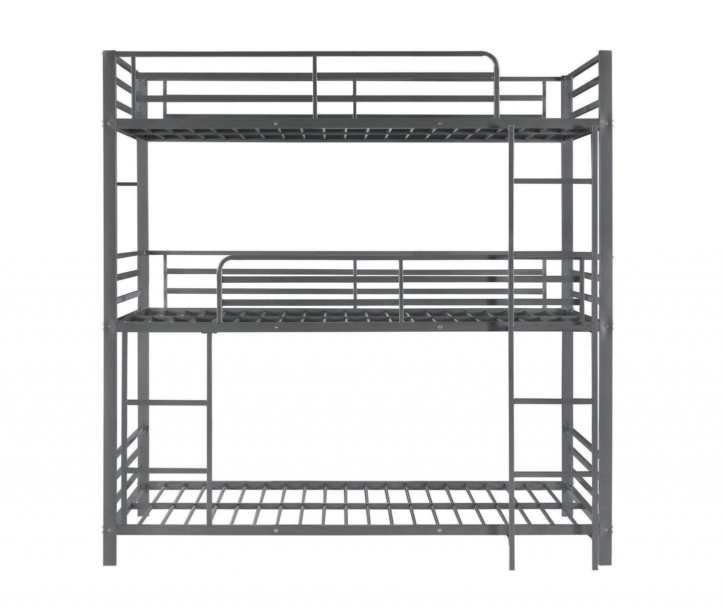 GREY- TRIPLE TWIN BUNK BED