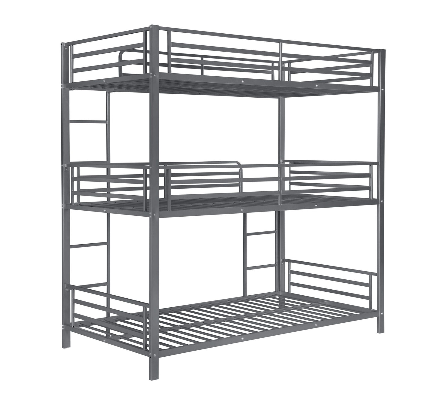 GREY- TRIPLE TWIN BUNK BED