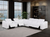 DivanItalia 1116 7pc(4pwr) Sectional – White