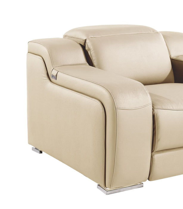 Global United 6111 Power Reclining Chair | Genuine Leather